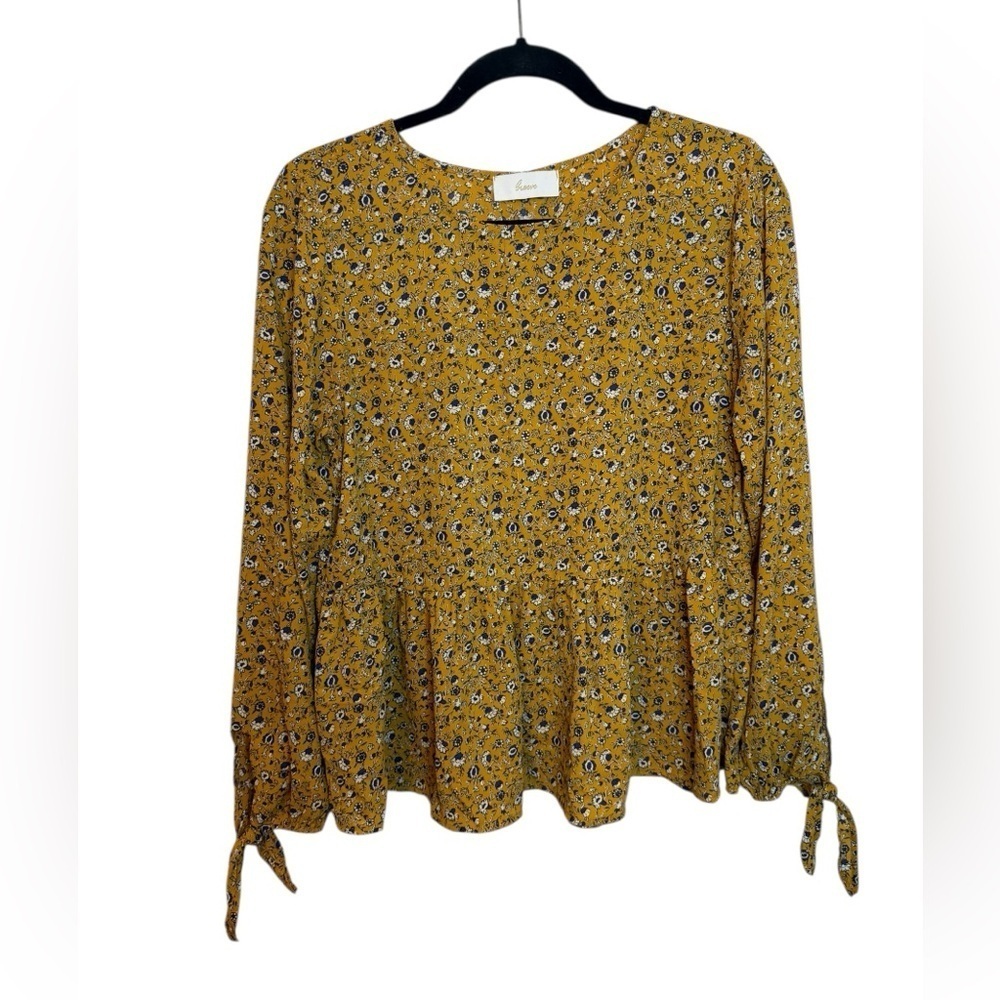 Evereve Braeve Floral Peplum Blouse